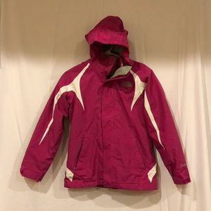 Pink North face jacket